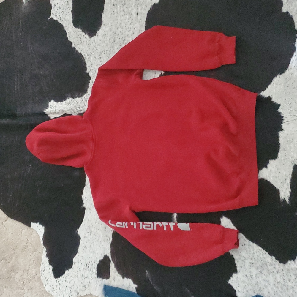 Carhartt Men's Red Hoodie - Picture 2 of 5